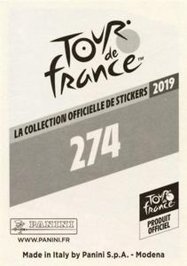 2019 Panini Tour de France #274 Chris Hamilton Back